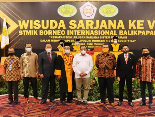 (Mar-2021) Wisuda STMIK Borneo Internasional Balikpapan