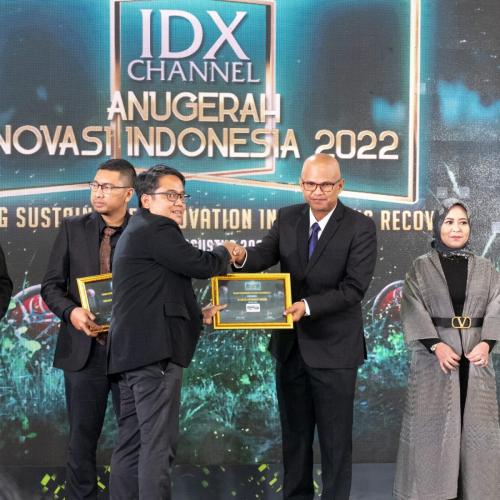 (Aug-2022) PT Transkon Jaya Tbk has just received an award from the IDX Channel Indonesia Innovation Award 2022 in the "Integrated Sustainability Program"