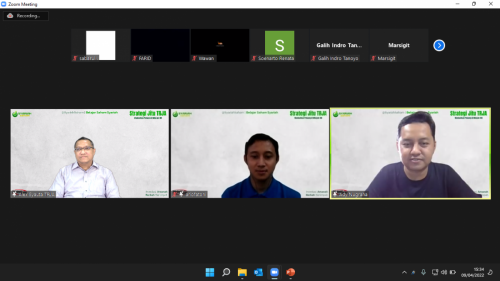 (Apr-2022) Webinar held by PT Transkon Jaya Tbk together with the Syariah Stock Community