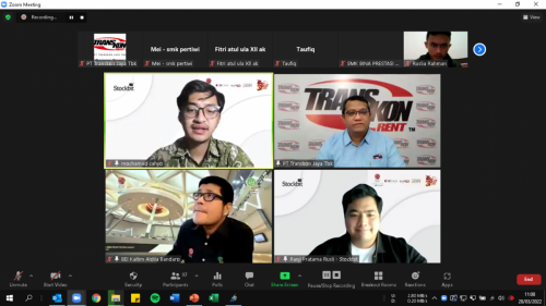 (Mar-2022) PT Transkon Jaya Tbk together with Stockbit and the Indonesia Stock Exchange East Kalimantan – North Kalimantan Representative Office held a Web Seminar 